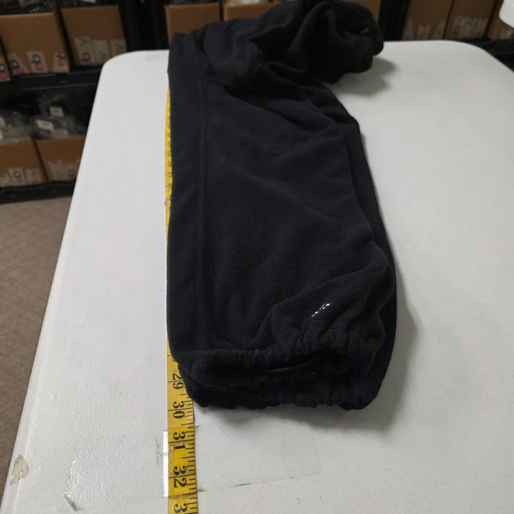 Columbia Mens Omni-wick Fleece‎ Lined Hiking Pants Size S Black Pull On Elastic
